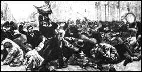 La rivolta della 'Domenica di Sangue' (Bloody Sunday) 13 novembre 1887