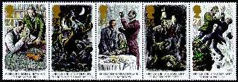 La bellissima serie, emessa dalle Poste britanniche nel 1993,