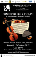 Concerto per due violini e un Holmes